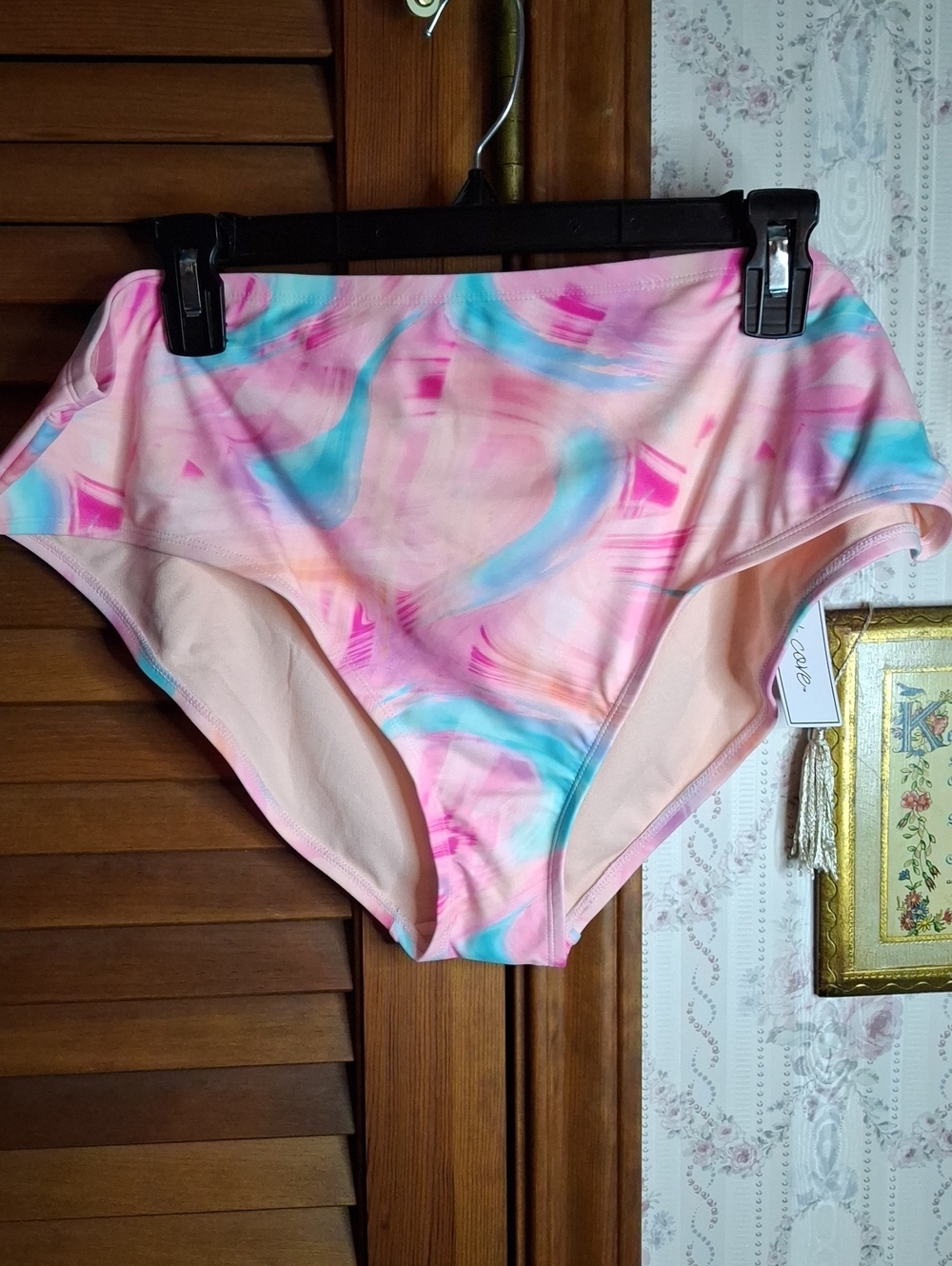 Salt + Cove Multi Pink Swim Bottoms NWT